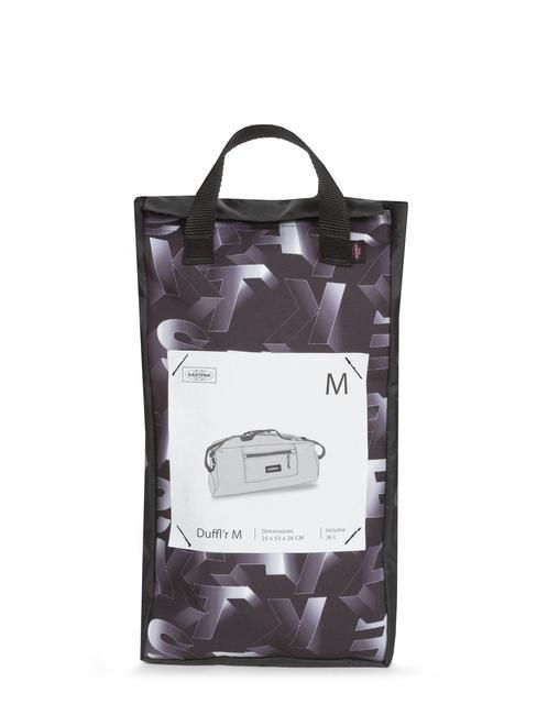 DUFFL'R M Geanta de voiaj cu curea de umar tip bloc negru - Genți de voiaj