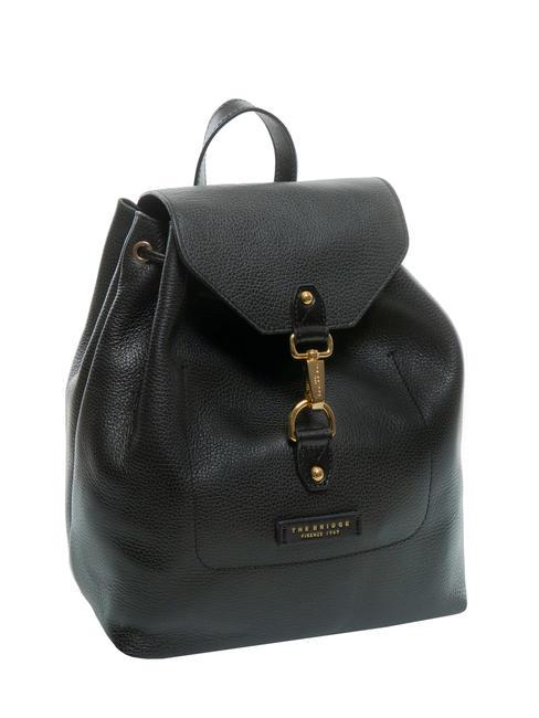 CORE SOFT Rucsac din piele Negru de aur - Genți femei