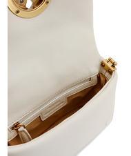 PINKO LOVE CLICK PUFF Mini geanta de umar din piele culoare alb + bloc alb - Genți femei - 5