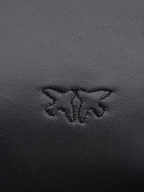 LOVE CLICK PUFF CLASSIC Geanta de umar din piele culoare bloc de limuzină neagră - Genți femei