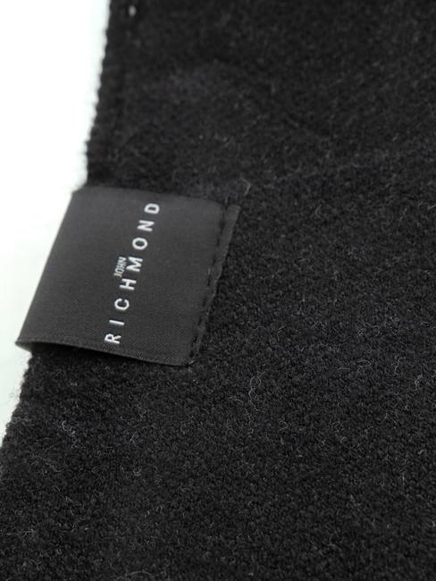 ZAMIG Eșarfă cu logo-ul maxi negru/negru - Eșarfe