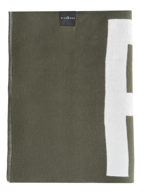 ZAMIG Eșarfă cu logo-ul maxi verde mil. - Eșarfe