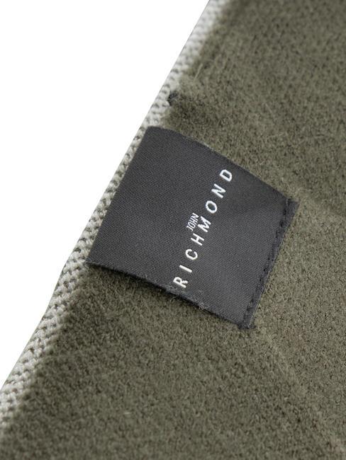 ZAMIG Eșarfă cu logo-ul maxi verde mil. - Eșarfe