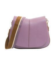GIANNI CHIARINI HELENA ROUND Geanta din piele cu curea dubla de umar argile violet - Genți femei - 2