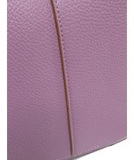 GIANNI CHIARINI HELENA ROUND Geanta din piele cu curea dubla de umar argile violet - Genți femei - 4