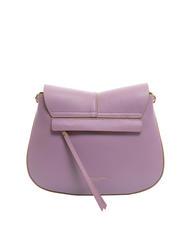 GIANNI CHIARINI HELENA ROUND Geanta din piele cu curea dubla de umar argile violet - Genți femei - 5