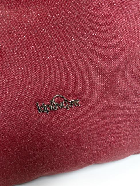 IAKA L WRISTLET Geantă clutch Trio cu manșetă sclipici carmin - Genți femei