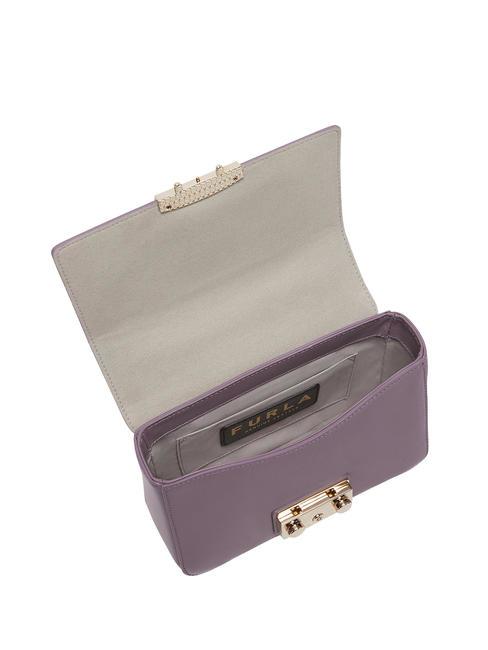 METROPOLIS Geanta S mini din piele aură - Genți femei