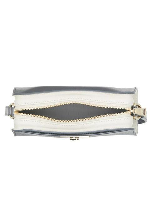 1927 Geanta mini din piele păm&acirc;nt/marmură cu perlă e - Genți femei