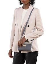 FURLA 1927 Geanta mini din piele păm&acirc;nt/marmură cu perlă e - Genți femei - 5