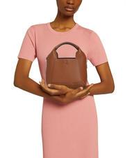 FURLA GILDA Genți mini din piele cu curea de umăr coniac / negru - Genți femei - 5