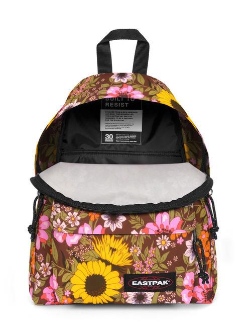 PADDED DAY PAK'R SMALL Rucsac suport tableta maro popflower - Rucsacuri pentru școală și timp liber