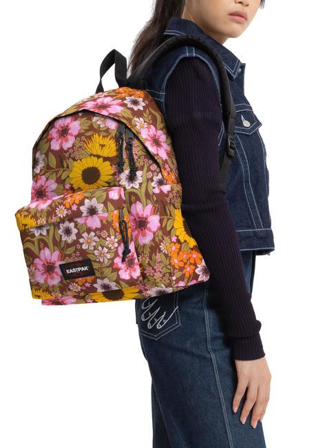 PADDED DAY PAK'R Rucsac pentru laptop de 14". maro popflower - Rucsacuri pentru școală și timp liber