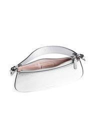 COCCINELLE MERVEILLE Geanta de umar din piele texturata SILVER - Genți femei - 4
