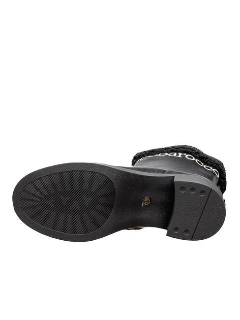 LOGO Botine inalte cu fermoar negru - Pantofi femei