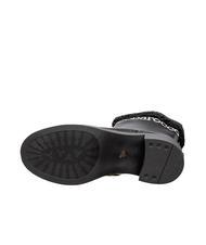 ROCCOBAROCCO LOGO Botine inalte cu fermoar negru - Pantofi femei - 5