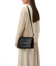 ROCCOBAROCCO RUBINO Geanta de umar cu clapa negru - Genți femei - 6