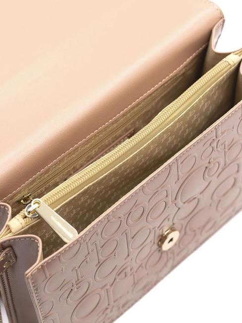 RUBINO Geanta de umar cu clapa pudra de fata - Genți femei