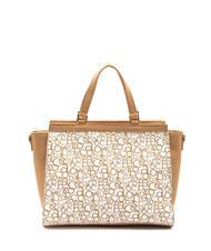 ROCCOBAROCCO GIADA Geanta de mana cu curea de umar alb/piele de vaca - Genți femei - 3