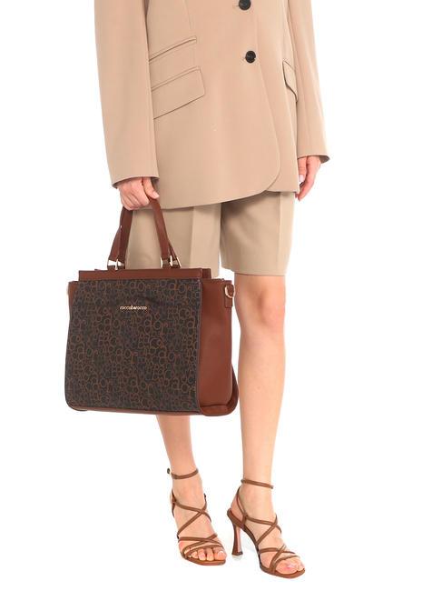 GIADA Geanta de mana cu curea de umar alb/piele de vaca - Genți femei