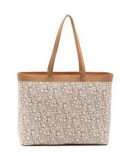 ROCCOBAROCCO GIADA Geanta de cumparaturi cu curea de umar alb/piele de vaca - Genți femei - 3