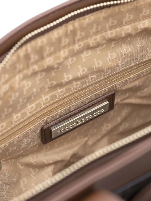 GIADA Geanta de cumparaturi cu curea de umar maro/negru - Genți femei