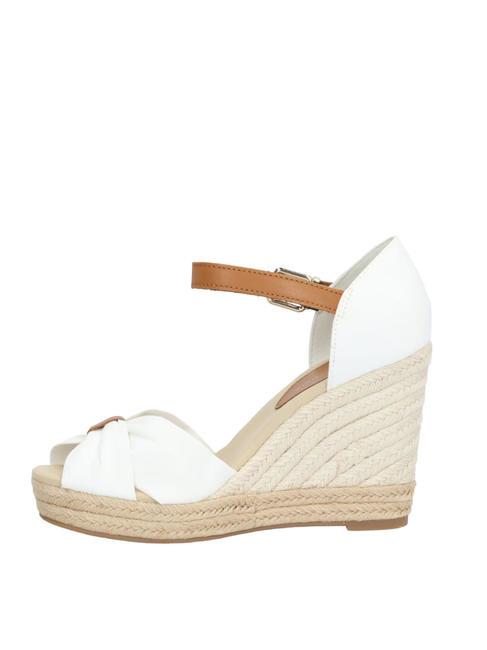 BASIC BASIC Sandale cu v&acirc;rful &icirc;nalt ecru - Pantofi femei