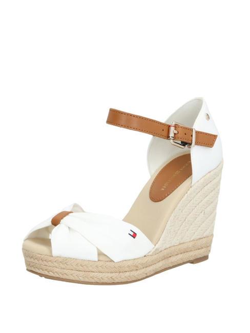 BASIC BASIC Sandale cu v&acirc;rful &icirc;nalt ecru - Pantofi femei