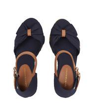 TOMMY HILFIGER BASIC BASIC Sandale cu v&acirc;rful &icirc;nalt albastru spațial - Pantofi femei - 3