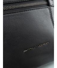 PIQUADRO BAE Servietă pentru laptop de 15 ", din piele negru - Serviete birou - 4