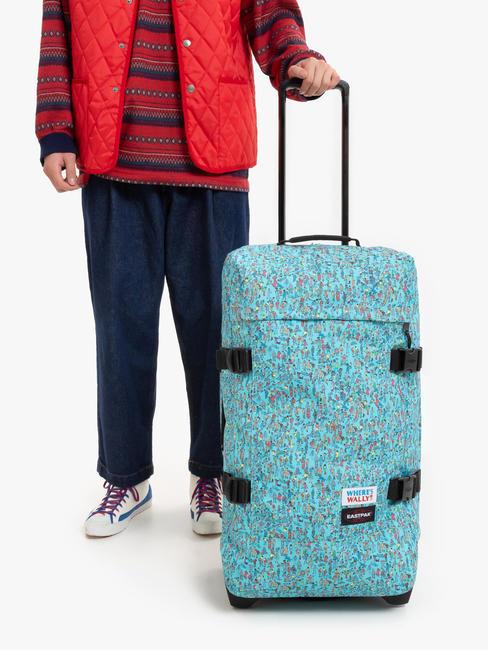 TRANVERZ M Troller mediu model wally albastru - Trolere semirigide