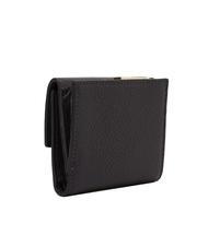 COCCINELLE METALLIC SOFT Portofel din piele pietrișată negru - Portofele femei - 4