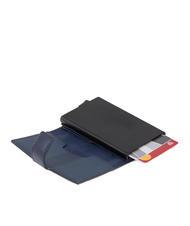 PIQUADRO PAUL Suport card din piele albastru - Portofele bărbați - 3