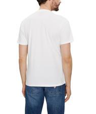 GUESS PALMS Tricou din bumbac alb purpuriu - tricou - 2