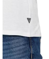 GUESS PALMS Tricou din bumbac alb purpuriu - tricou - 4