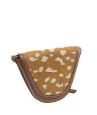 COCCINELLE JOSEPHINE PONY Geantă din piele cu inserție în stil piele de cal - Genți femei