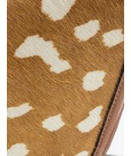 COCCINELLE JOSEPHINE PONY Geantă din piele cu inserție în stil piele de cal mul.brule/brule - Genți femei - 3