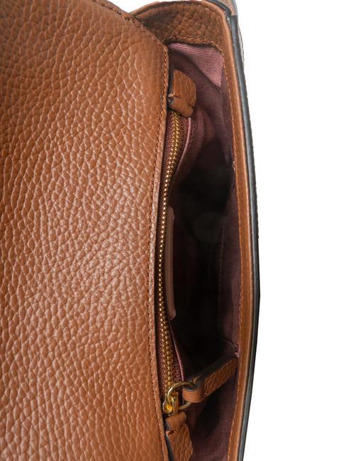 JOSEPHINE PONY Geantă din piele cu inserție în stil piele de cal mul.brule/brule - Genți femei