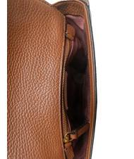 COCCINELLE JOSEPHINE PONY Geantă din piele cu inserție în stil piele de cal mul.brule/brule - Genți femei - 5