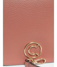 COCCINELLE LEILANI Geanta de mana din piele cu bareta de umar camelie - Genți femei - 5