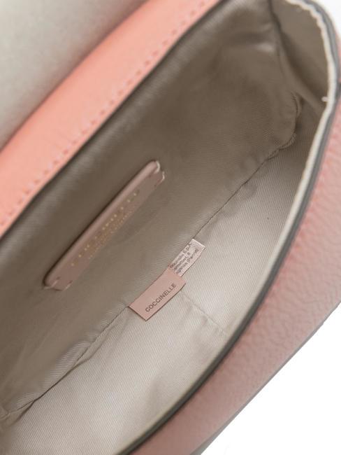 LEILANI Geanta de mana din piele cu bareta de umar camelie - Genți femei