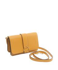 COCCINELLE TULIP Geanta de umar din piele ciocanita caisă - Genți femei - 2