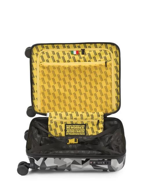 ICON PATTERN Cărucior pentru bagaje de mână camo gri - Bagaje de mână