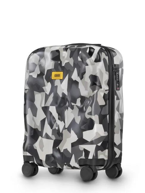 ICON PATTERN Cărucior pentru bagaje de mână camo gri - Bagaje de mână