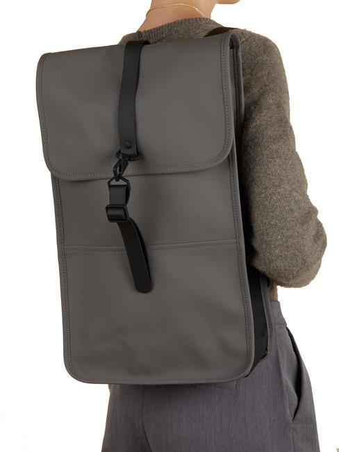 BACKPACK Rucsac impermeabil gri - Rucsacuri pentru școală și timp liber