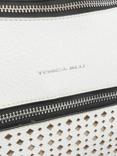 NADINE  Geanta de umar, cu bareta de umar alb - Genți femei