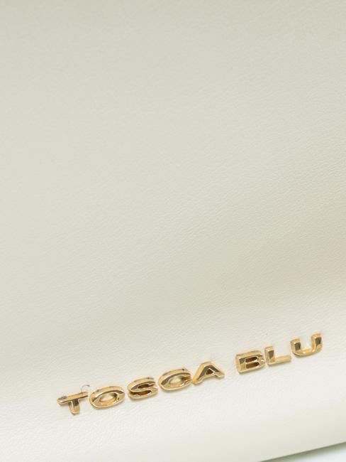 DALILA  Geanta de mana, cu bareta de umar fildeș alb - Genți femei