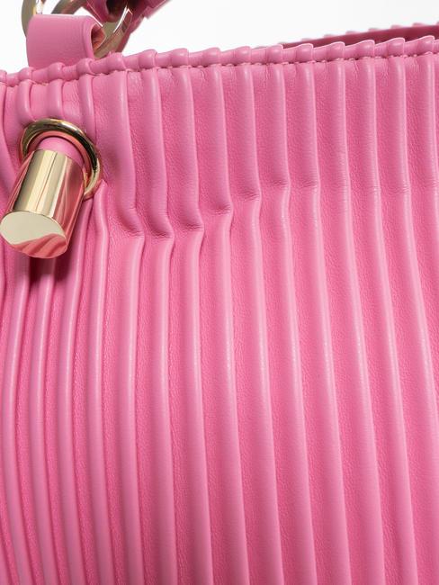 PLISSE Geanta cu bareta de umar fucsie - Genți femei