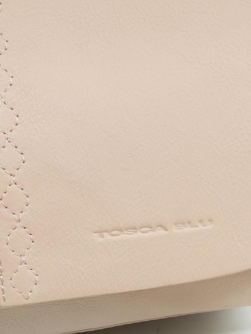 SHIRLEY Geanta de mana, cu bareta de umar, din piele PULBERE - Genți femei