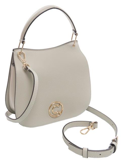 LEILANI Geanta de mana din piele cu bareta de umar dud - Genți femei